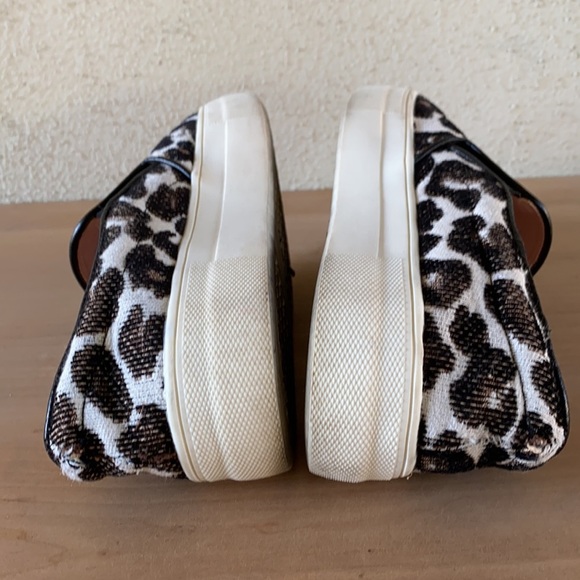 Topshop Leopard Print Canvas Slip On Fashion Sneakers Shoes Women EU 38 - Picture 9 of 17